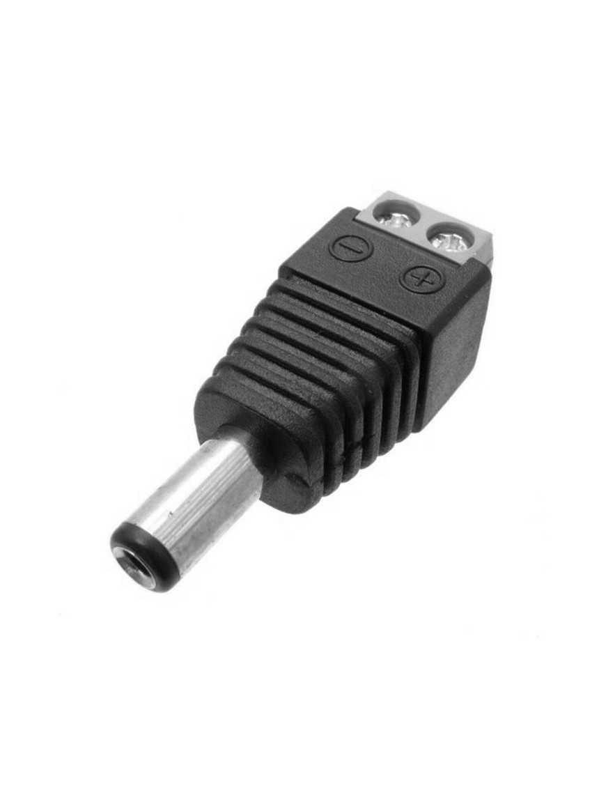 FOLKSAFE βύσμα τροφοδοσίας DC αρσενικό DCMC, 5.5x2.1mm, σε κλέμα, 5τμχ
