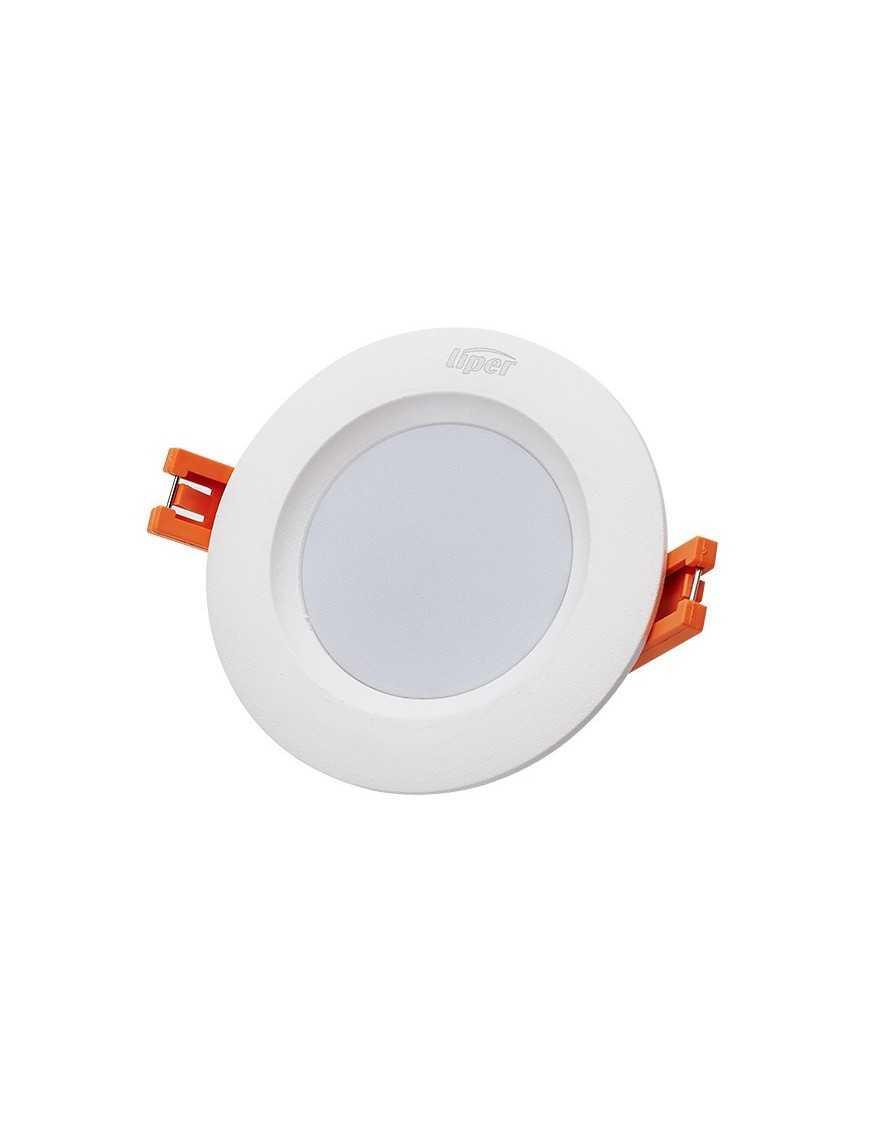 LIPER LED φωτιστικό LPDL-5A-Y, 5W, χωνευτό, 4000K, Φ9.2, λευκό