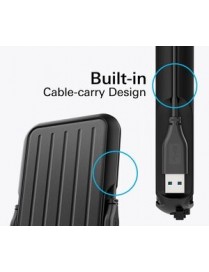 SILICON POWER εξωτερικός HDD Armor A66, 2TB, USB 3.2, μαύρος