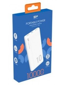 SILICON POWER power bank GP15, 10000mAh, 2x USB output, 2.1A, λευκό