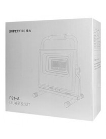 SUPFIRE φορητός προβολέας FS1-A, τηλεκοντρόλ, 25W, 4500mAh, 8000K, IP54