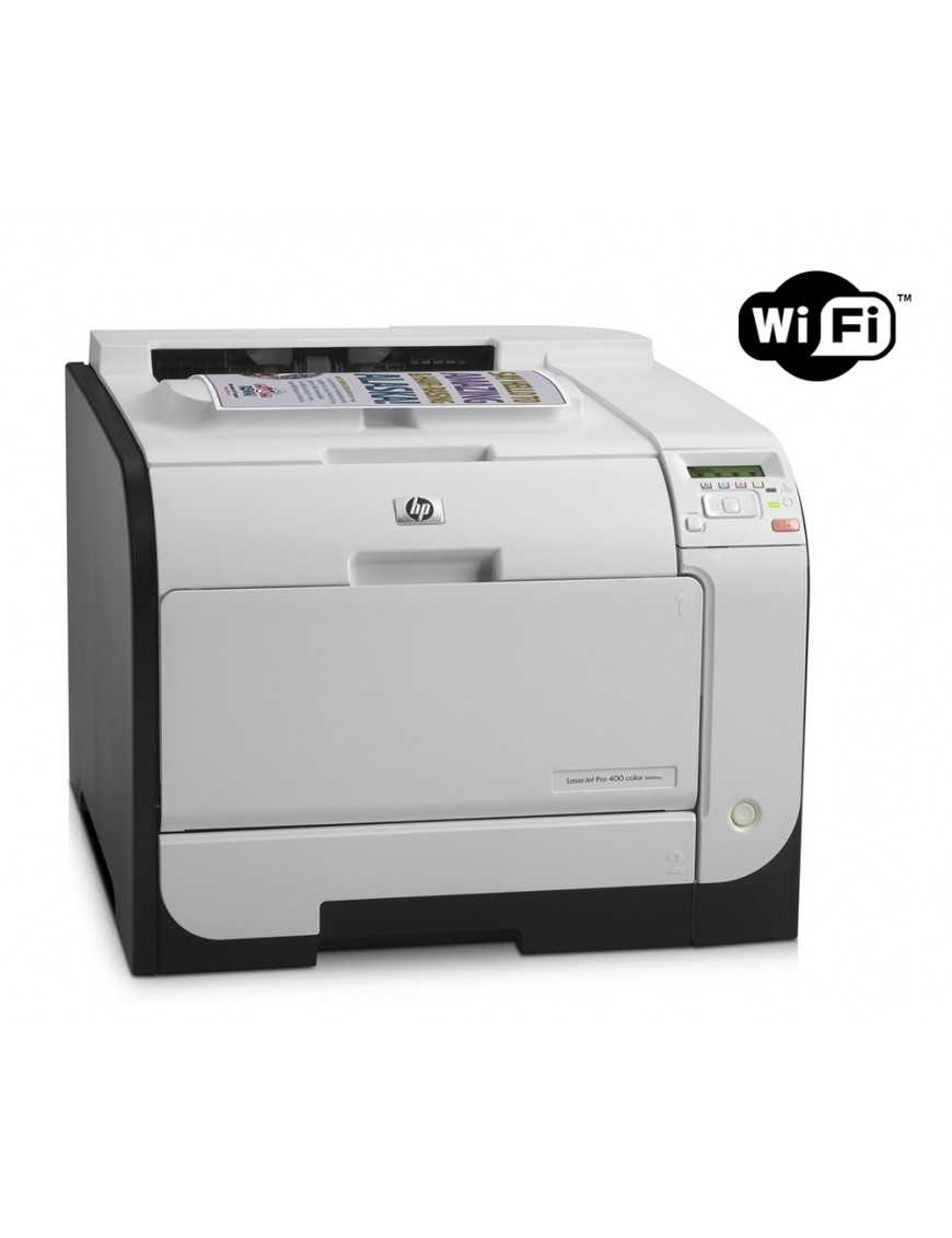 HP used Printer LaserJet M451nw, WiFi, Laser, Color, low toner