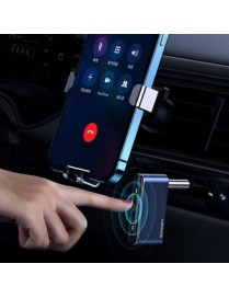 USAMS ασύρματο audio receiver US-SJ519 με μικρόφωνο, Bluetooth 5.0, γκρι