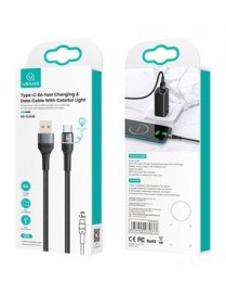 USAMS καλώδιο USB Type-C σε USB US-SJ536, 6A, 1.2m, μαύρο