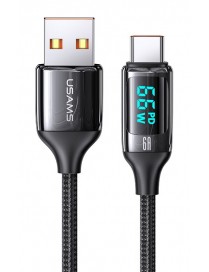 USAMS καλώδιο USB Type-C σε USB US-SJ544, 6A, 1.2m, μαύρο