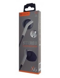 YISON earphones με μικρόφωνο X6, Type-C, 1.2m, μαύρα