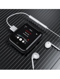 RUIZU MP3 player M8 με ηχείο, 1.54", 16GB, BT, ελληνικό μενού, μαύρο