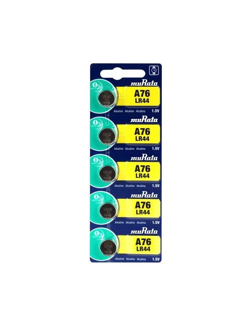 MURATA Αλκαλικές μπαταρίες LR44 MR-LR44, 1.5V, 5τμχ