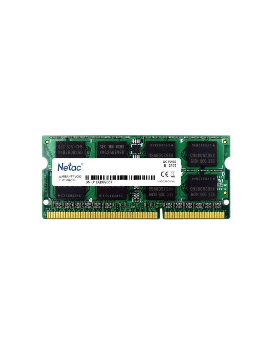 NETAC μνήμη DDR3L SODIMM NTBSD3N16SP-08, 8GB, 1600MHz, CL11