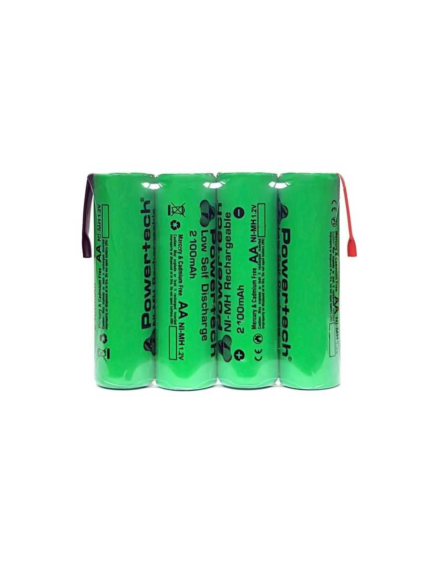 POWERTECH επαναφορτιζόμενη μπαταρία PT-794 2100mAh, AΑ HR6, 4τμχ
