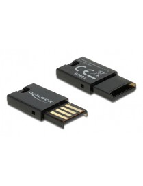 DELOCK USB card reader 91603 για κάρτες μνήμης micro SD, μαύρο