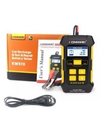 KONNWEI φορτιστής μπαταρίας αυτοκινήτου KW510 με tester, 12V