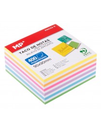 MP αυτοκόλλητα χαρτάκια σημειώσεων PN032-3, 90x90mm, 400τμχ, χρωματιστά