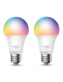 TP-LINK Smart λάμπα LED TAPO-L530E WiFi, 8.7W E27, 2500K-6500K RGB, 2τμχ