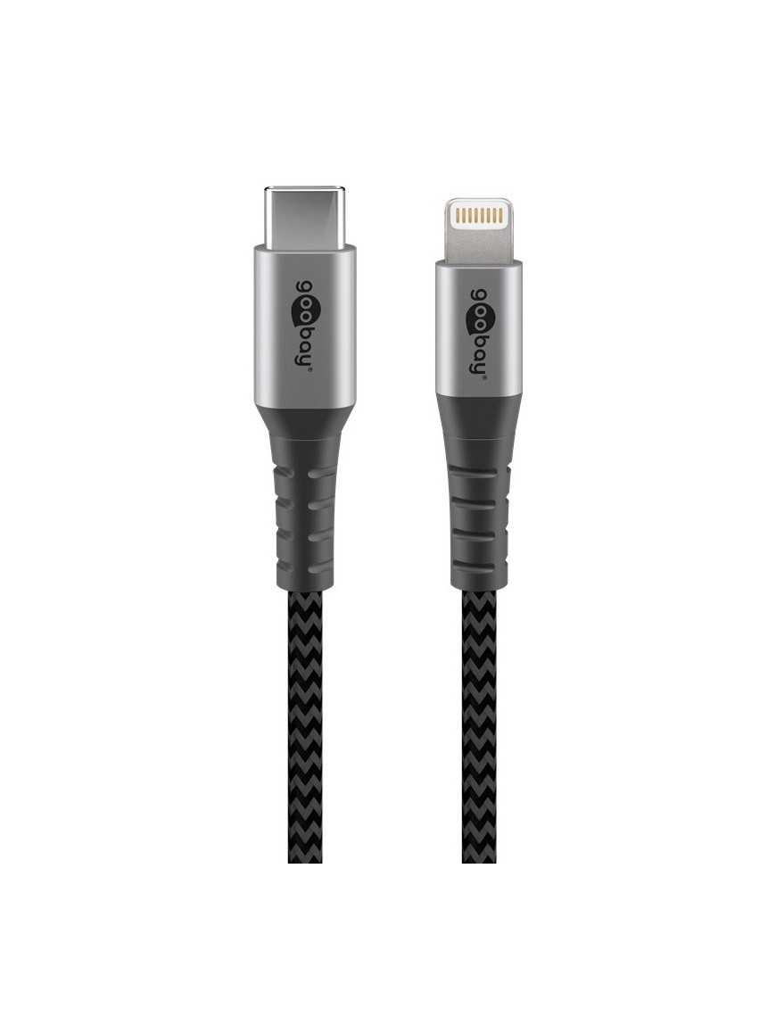 GOOBAY καλώδιο USB Type-C σε Lightning 49272, 2m, γκρι