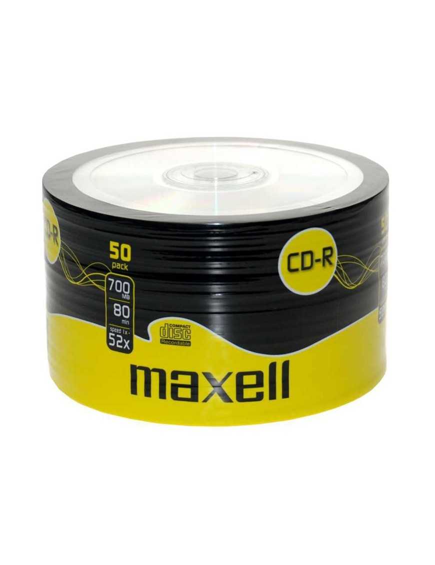 MAXELL CD-R 700ΜΒ/80min, 52x speed, spindle pack 50τμχ