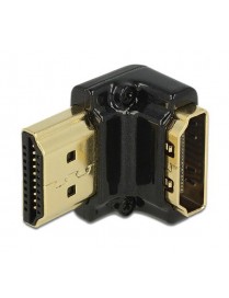 DELOCK αντάπτορας HDMI-A θηλυκό σε HDMI-A αρσενικό 65662, 4K, 90° down