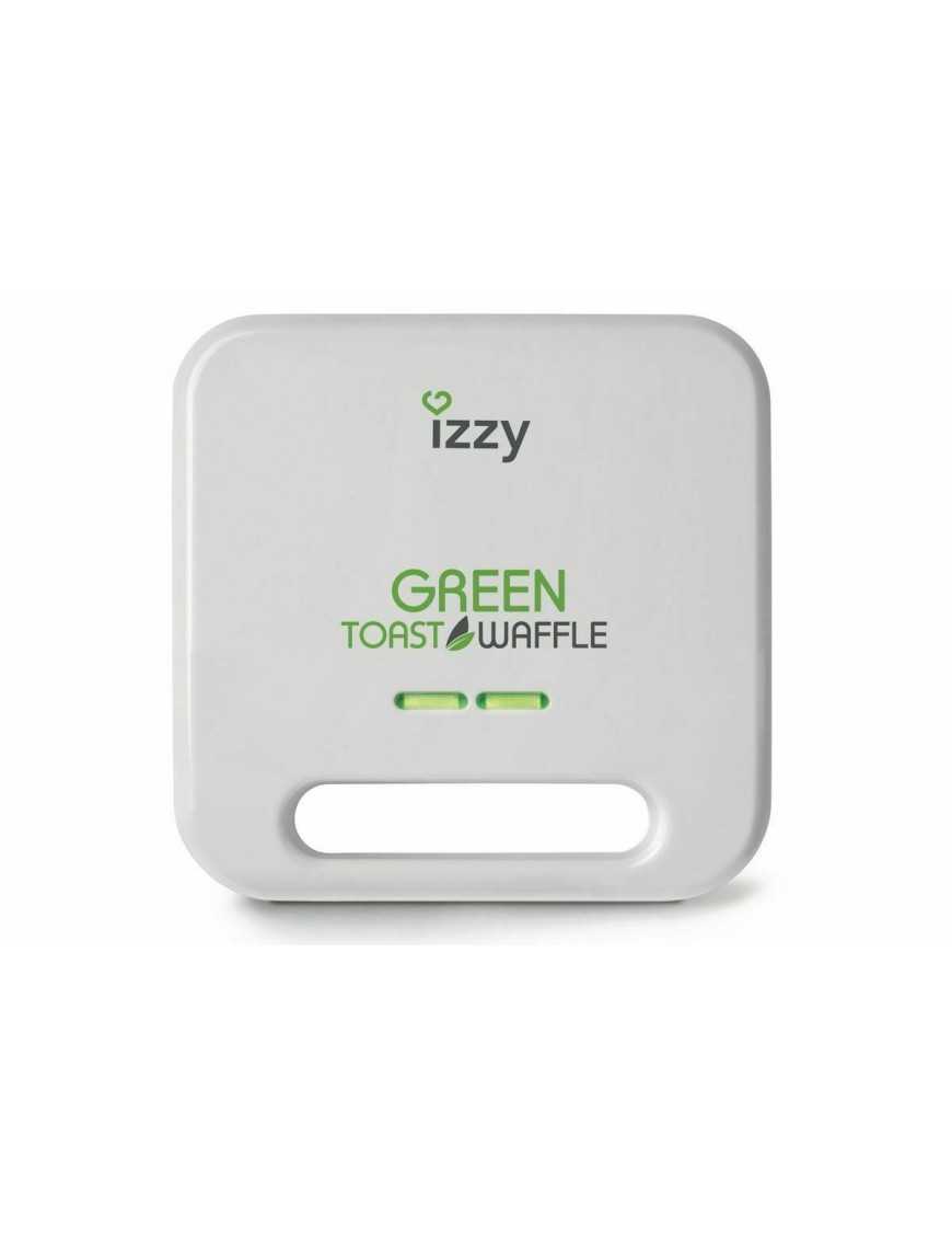 Izzy IZ-2010 Τοστιέρα με Αποσπώμενες Πλάκες για 2 Τοστ 800W Λευκή