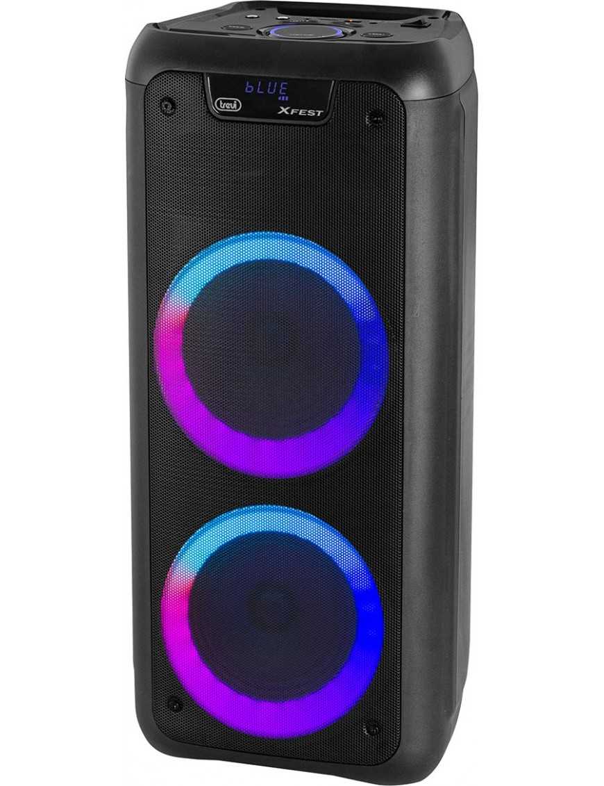 Trevi Ηχείο με λειτουργία Karaoke XF 600 σε Μαύρο Χρώμα