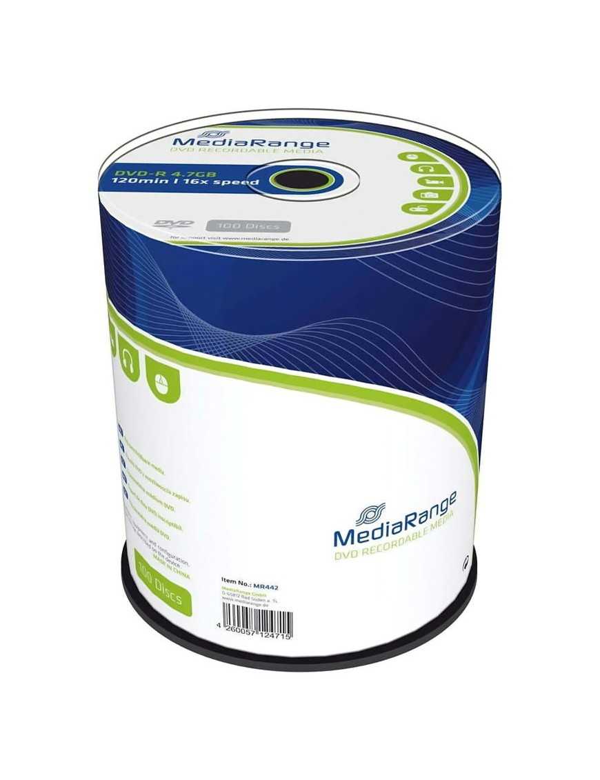 MEDIARANGE DVD-R 4.7GB 16x, cake box, 100τμχ