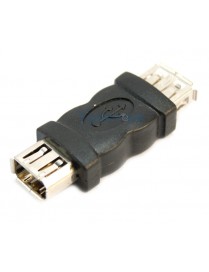 POWERTECH αντάπτορας USB θηλυκό σε θηλυκό CAB-U019, μαύρος