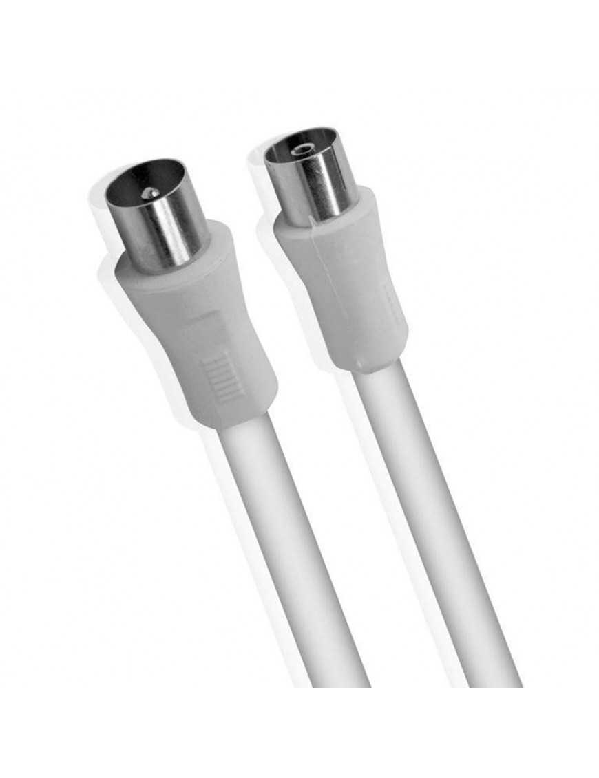 POWERTECH καλώδιο κεραίας CAB-V016, αρσενικό σε θηλυκό, 3m, λευκό