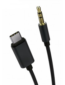 POWERTECH καλώδιο USB-C σε 3.5mm CAB-UC017, 1m, μαύρο