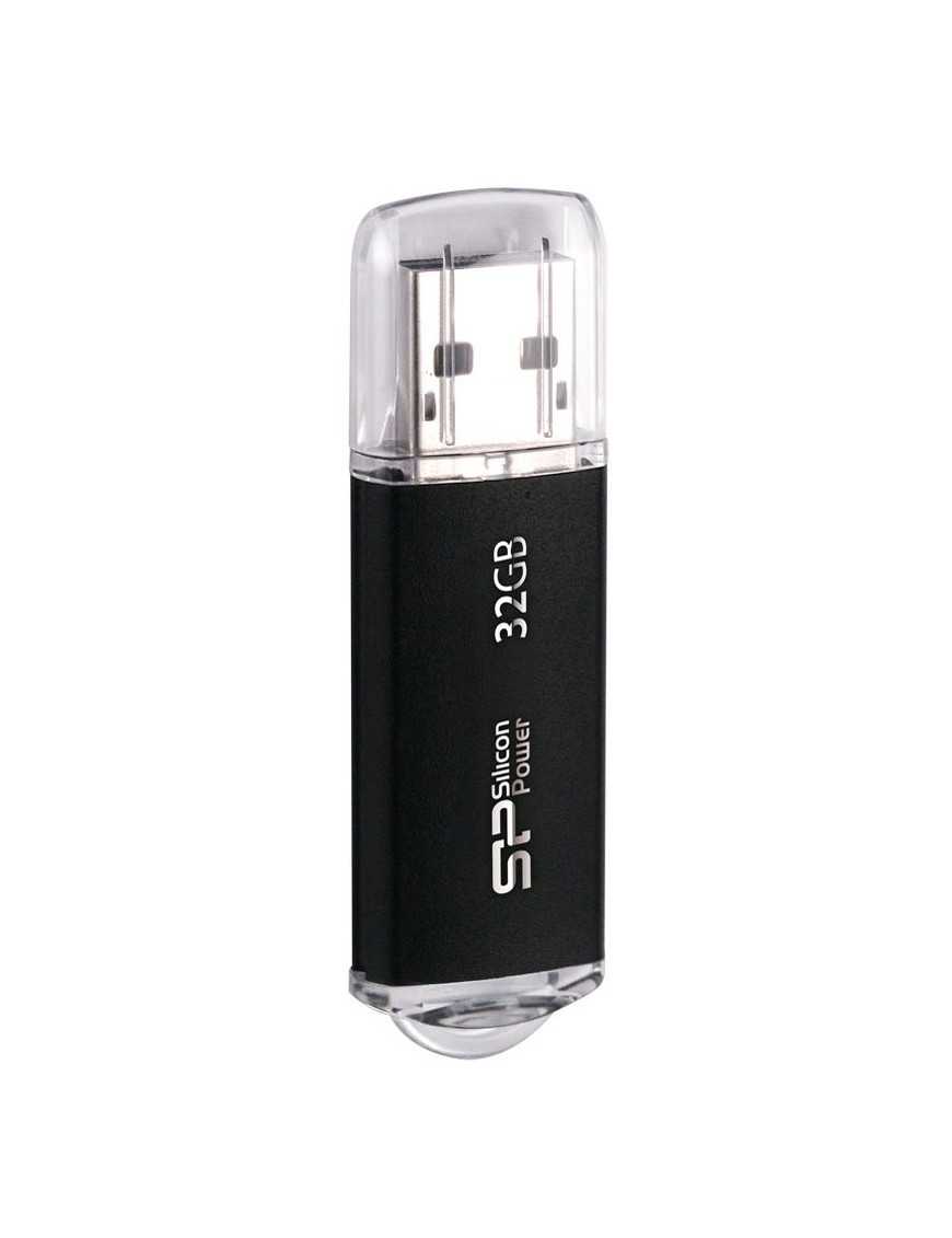 SILICON POWER USB Flash Drive Ultima II-I, 32GB, USB 2.0, μαύρο