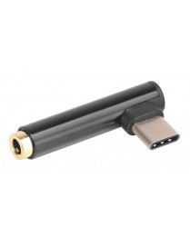 POWERTECH αντάπτορας USB-C σε 3.5mm θηλυκό CAB-UC028, μαύρος