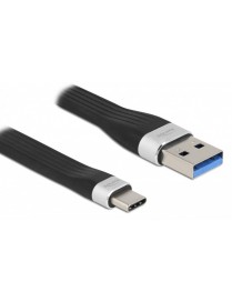 DELOCK καλώδιο USB 3.2 Gen 1 σε USB-C 85771, 5Gbps, 3Α, FPC, 13.5cm