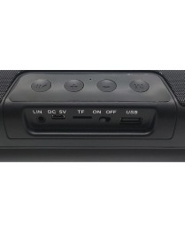 POWERTECH soundbar PT-989, 20W RMS, TWS, 3600mAh, μαύρο