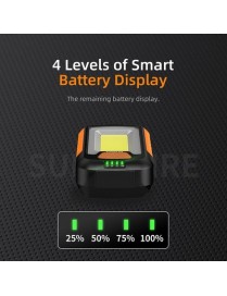 SUPFIRE φακός εργασίας G21, COB LED, 10W, 3600mAh, 650lm, IP43