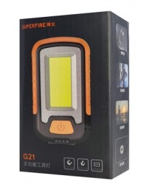 SUPFIRE φακός εργασίας G21, COB LED, 10W, 3600mAh, 650lm, IP43