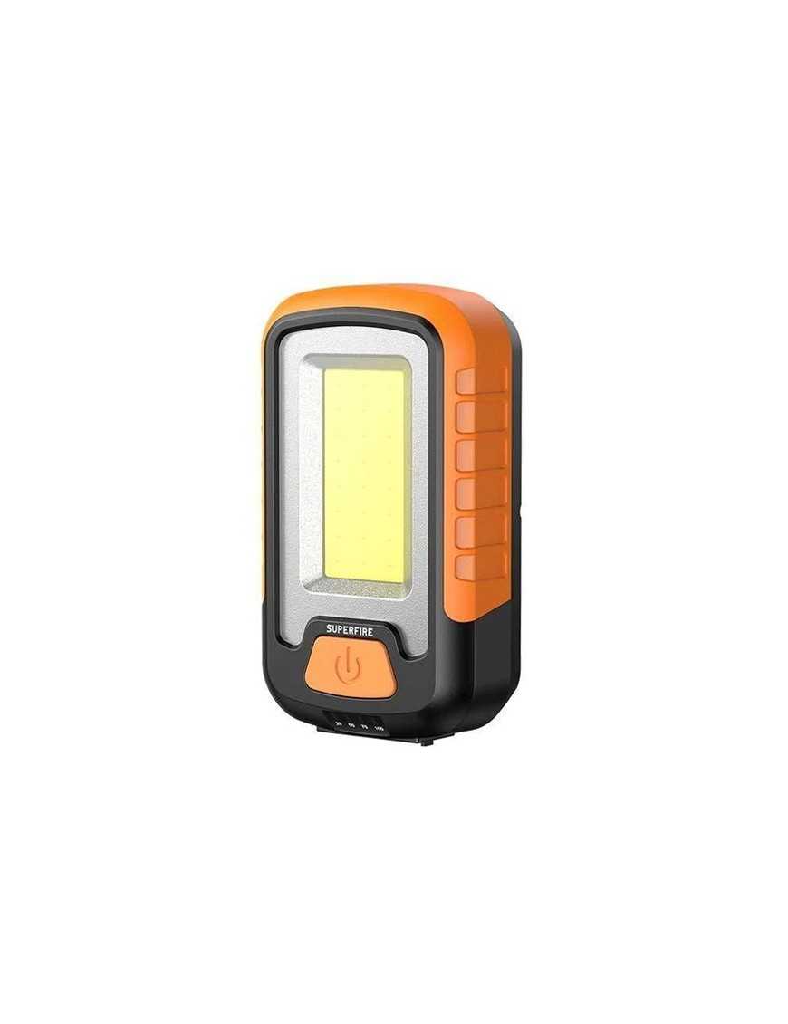 SUPFIRE φακός εργασίας G21, COB LED, 10W, 3600mAh, 650lm, IP43