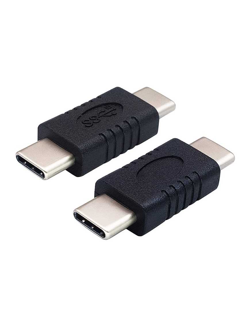 POWERTECH αντάπτορας USB-C αρσενικό σε USB-C αρσενικό PTH-061, μαύρο