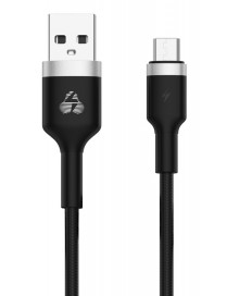 POWERTECH καλώδιο USB σε Micro USB metal PTR-0094, 15W 3A, 1m, μαύρο