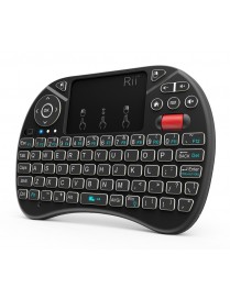 RIITEK ασύρματο πληκτρολόγιο Mini i8X με touchpad, backlit, 2.4GHz