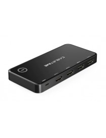 CABLETIME 3 in 1 HDMI 2.0 switch HS4K3 με ασύρματο χειριστήριο, 4K, γκρι