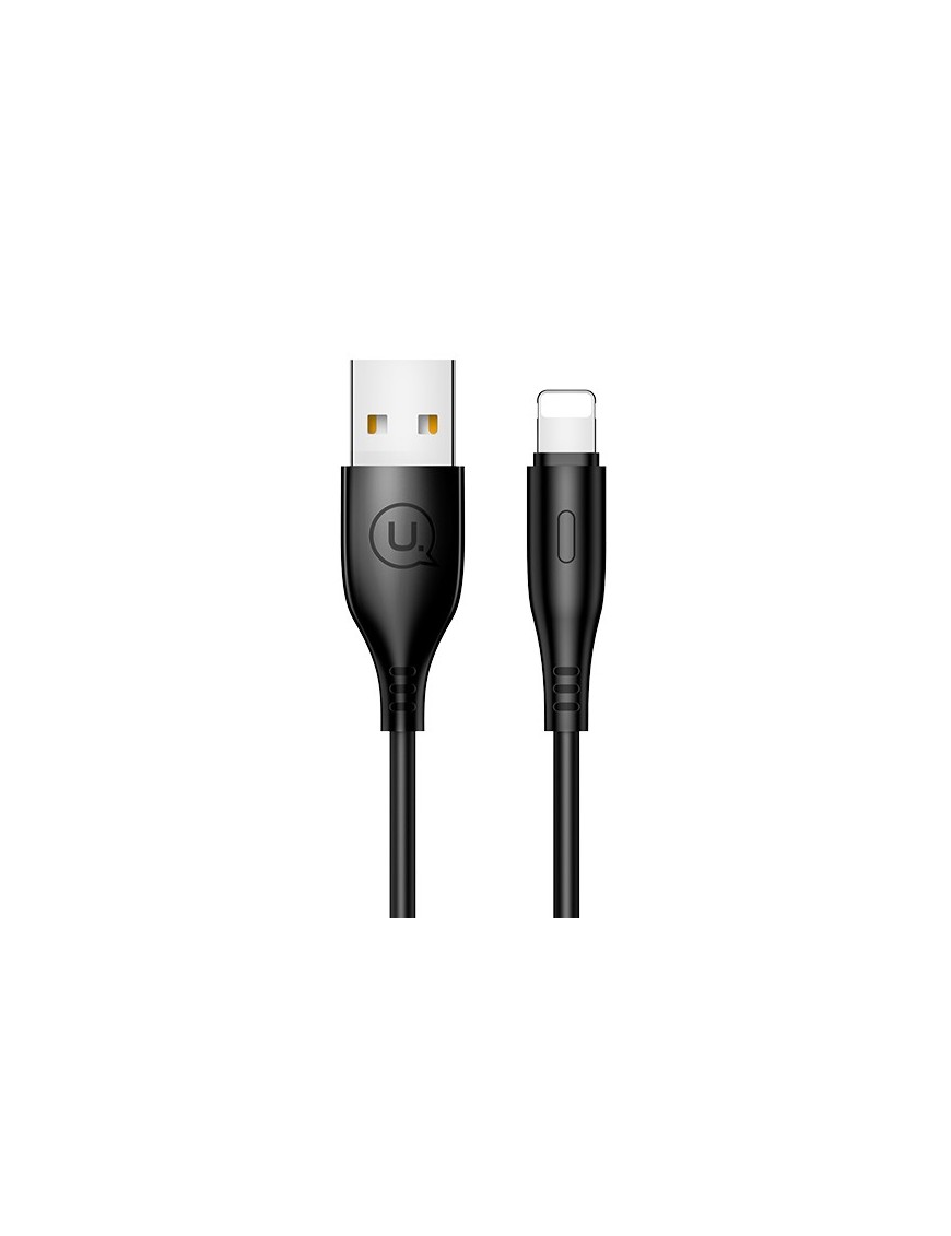 USAMS καλώδιο Lightning σε USB US-SJ266, 2A, 1m, μαύρο