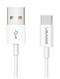 USAMS καλώδιο USB-C σε USB US-SJ285, 2A, 1m, λευκό