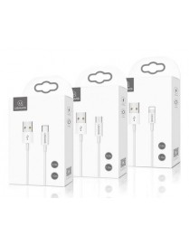 USAMS καλώδιο USB-C σε USB US-SJ285, 2A, 1m, λευκό