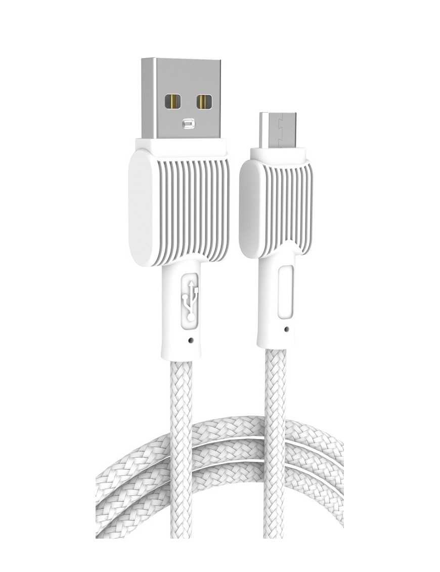 POWERTECH καλώδιο USB σε Micro USB eco PTR-0109, 12W 2.4A, 1m, λευκό