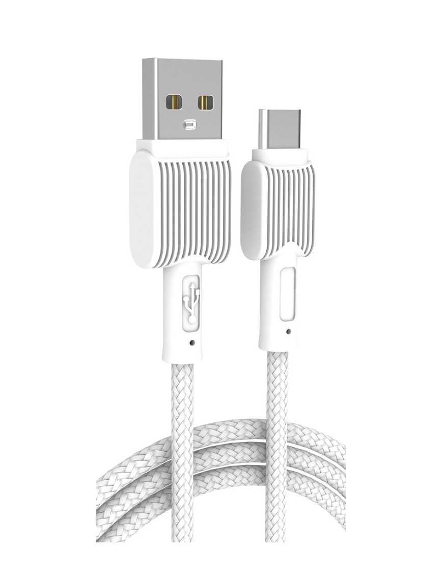 POWERTECH καλώδιο USB σε USB-C eco PTR-0111, 12W 2.4A, 1m, λευκό