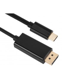 POWERTECH καλώδιο USB-C σε DisplayPort PTH-071, 4K/60Hz, 2m, μαύρο