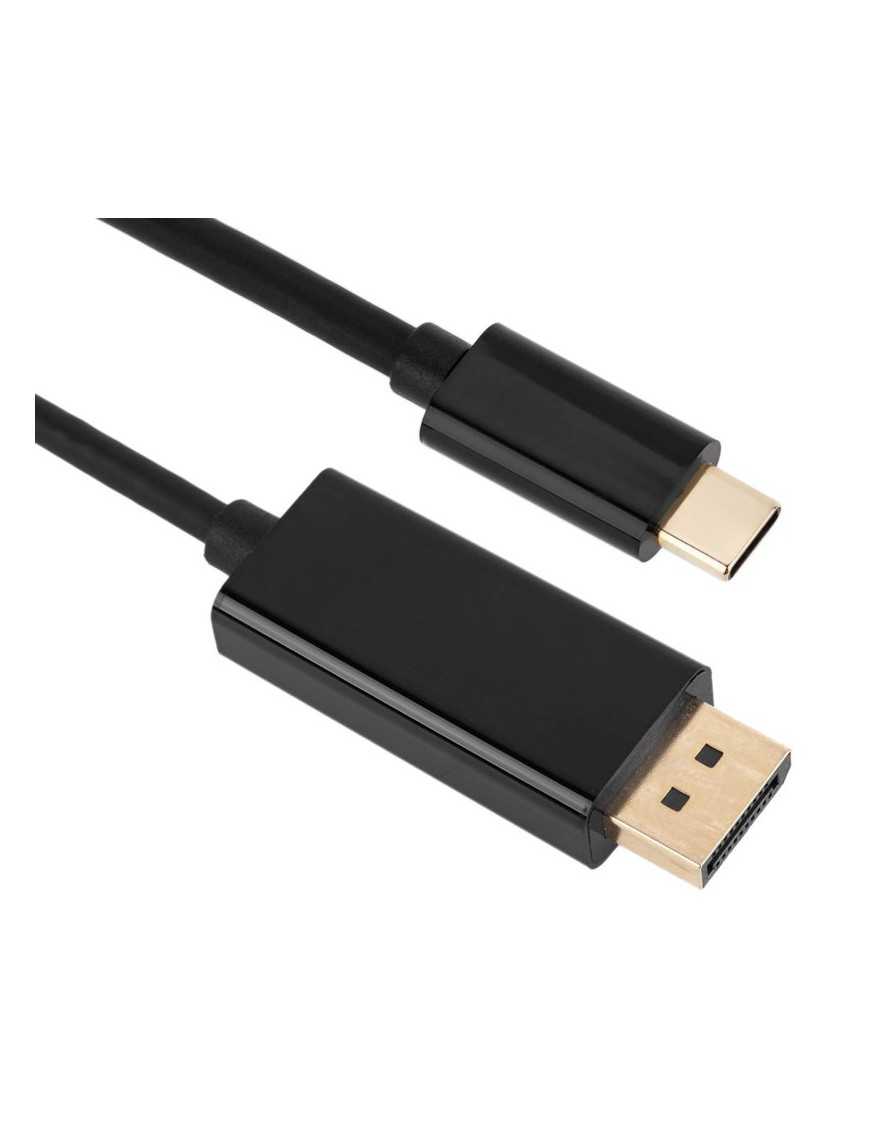 POWERTECH καλώδιο USB-C σε DisplayPort PTH-071, 4K/60Hz, 2m, μαύρο