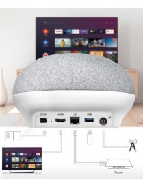 MECOOL TV Box & smart ηχείο KA1 με αποκωδικοποιητή, 4K, Android 11