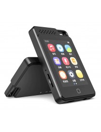 RUIZU MP3 player C1 με οθόνη αφής 2.4", 16GB, BT, ελληνικό μενού, μαύρο