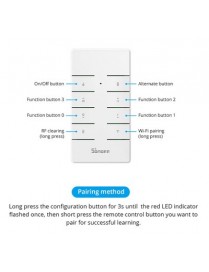 SONOFF remote controller RM433R2, 433MHz, λευκό