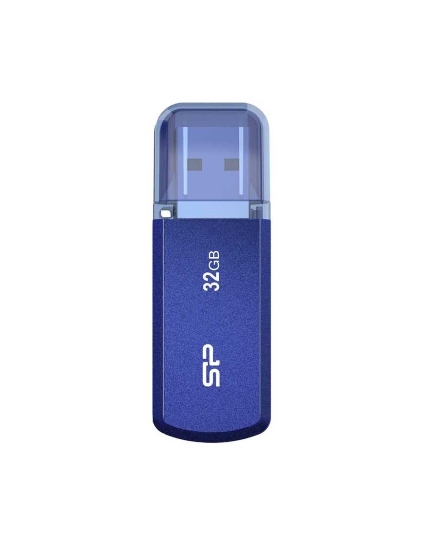 SILICON POWER USB Flash Drive Helios 202, 32GB, USB 3.2, μπλε