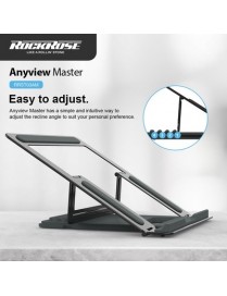 ROCKROSE βάση για laptop Anyview Master, 15.6", ρυθμιζόμενη, γκρι